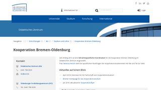 
                            9. Kooperation Bremen-Oldenburg — Carl von Ossietzky Universität ...