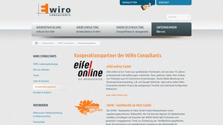 
                            7. Kooperationspartner - wiro-consultants.com