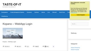 
                            7. Kopano – WebApp Login – TASTE-OF-IT