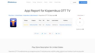 
                            10. Kopernikus OTT TV App Report on Mobile Action - App Store ...