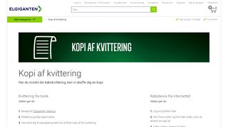 
                            3. Kopi af købskvittering - Elgiganten