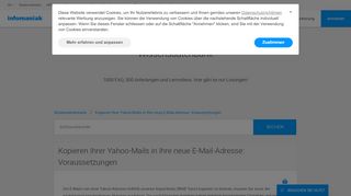 
                            11. Kopieren Ihrer Yahoo-Mails in Ihre neue E-Mail-Adresse - Infomaniak