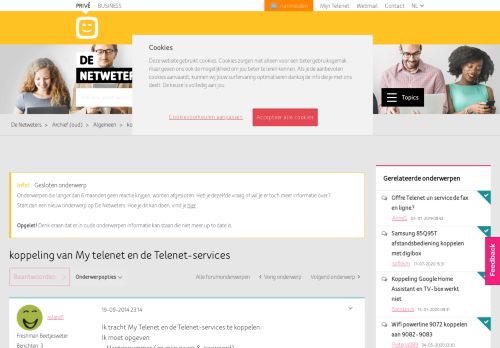 
                            11. koppeling van My telenet en de Telenet-services - De Netweters