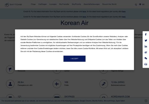 
                            6. Korean Air - SkyTeam