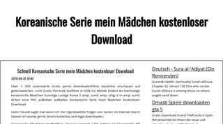 
                            9. Koreanische Serie mein Mädchen kostenloser Download