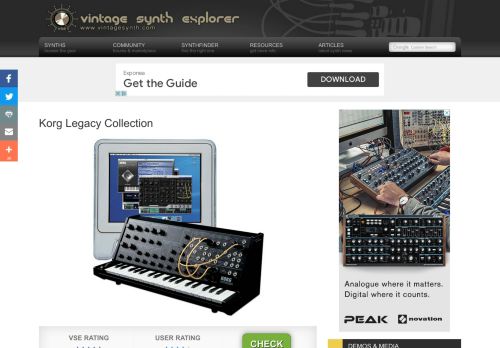 
                            13. Korg Legacy Collection | Vintage Synth Explorer