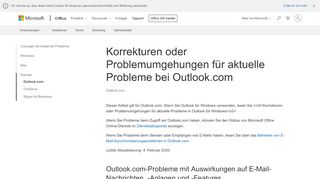 
                            5. Korrekturen oder Problemumgehungen für aktuelle Probleme bei ...