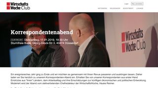 
                            11. Korrespondentenabend – WirtschaftsWoche Club