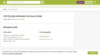 
                            5. KORSNÄS AB:S SOCIALA FOND - solidinfo.se