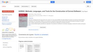 
                            11. KORSO: Methods, Languages, and Tools for the Construction of Correct ...