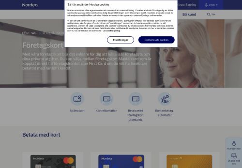 
                            4. Kort för företag | Nordea.se