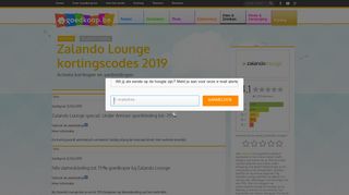 
                            7. Kortingscode Zalando Lounge → Tot 75% Korting voor JOU!