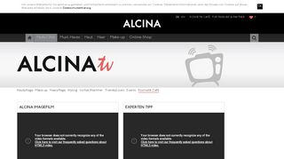 
                            2. Kosmetik Café - ALCINA.tv