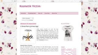 
                            10. Kosmetik Victim: L'Oréal Paris privee App