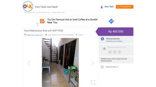 
                            4. Kost Mahasiswi free wifi IKIP PGRI - Madiun Kota - Properti - OLX