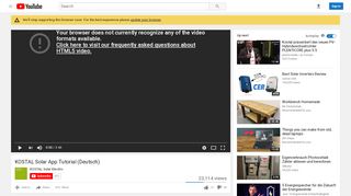 
                            9. KOSTAL Solar App Tutorial (Deutsch) - YouTube