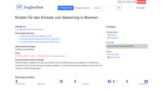 
                            8. Kosten für den Einsatz von itslearning in Bremen - FragDenStaat