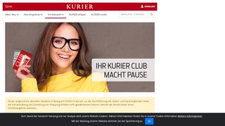 
                            4. Kostenfreie KURIER CLUB-Mitgliedschaft - kurierclub.kurier.at