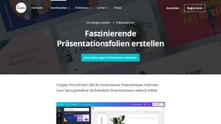 
                            5. Kostenfreie Online-Präsentationssoftware - Canva