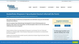 
                            5. Kostenfreies Shopware 5 Sprachpaket Deutsch Informell (Du Form)