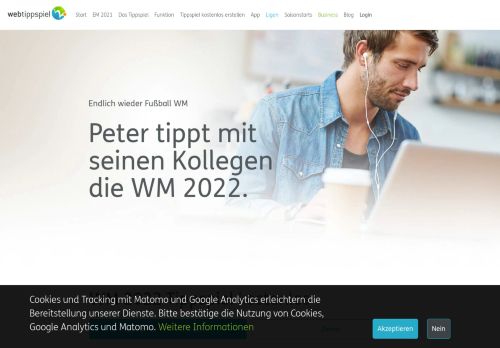 
                            8. Kostenlos erstellen - Dein eigenes WM 2020 Tippspiel - webtippspiel.net