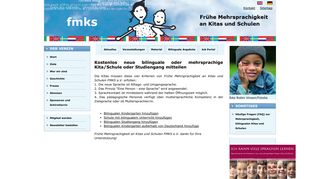 
                            7. Kostenlos neue bilinguale oder mehrsprachige Kita/Schule ... - FMKS