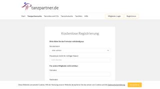 
                            5. kostenlos registrieren | Tanzpartner.de - Tanzpartner-Börse