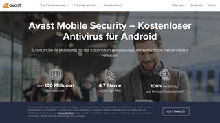 
                            3. Kostenlose Android Antivirus-App | Avast Mobile Security