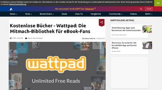 
                            9. Kostenlose Bücher - Wattpad: Die Mitmach-Bibliothek für eBook-Fans ...