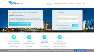 
                            2. Kostenlose E-Mail Adresse und Freemail Konto von emailn.de