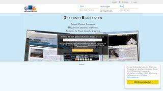 
                            2. Kostenlose Homepage erstellen mit dem InternetBaukasten 2.0