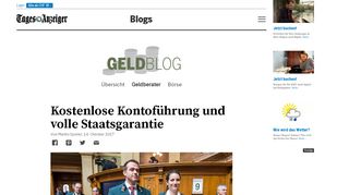 
                            2. Kostenlose Kontoführung und volle Staatsgarantie - Blogs