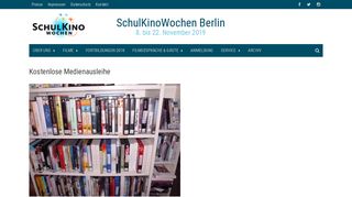 
                            12. Kostenlose Medienausleihe – SchulKinoWochen Berlin