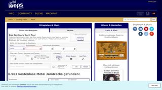 
                            6. Kostenlose Metal Jamtracks & online jams | wikiloops.com