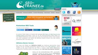 
                            6. Kostenlose SEO Tools - SEO-Trainee