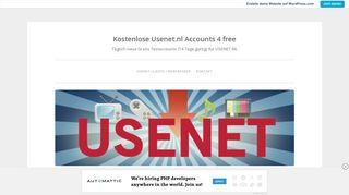 
                            3. Kostenlose Usenet.nl Accounts 4 free – Täglich neue Gratis ...