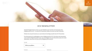 
                            13. Kostenloser & aktueller Newsletter – ACV