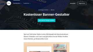 
                            3. Kostenloser Banner-Gestalter – Canva