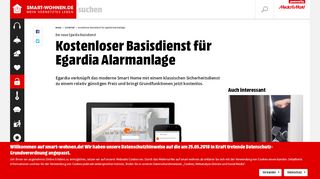 
                            9. Kostenloser Basisdienst für Egardia Alarmanlage | Smart Home