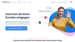 
                            2. Kostenloser Live Chat für Websiten | Online-Chat-Support | Smartsupp