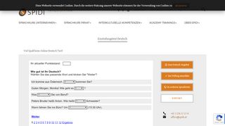 
                            13. Kostenloser Online Deutsch Test - SPIDI - Spidi.at