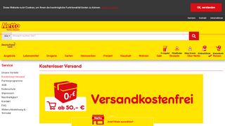 
                            8. Kostenloser Versand - Netto Marken-Discount