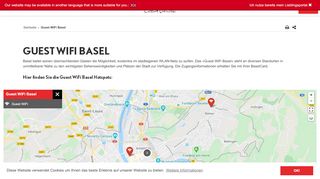 
                            1. Kostenloses WLAN in Basel (Guest WiFi) | basel.com