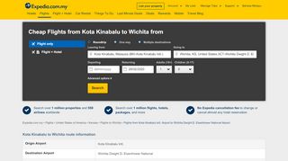 
                            13. Kota Kinabalu to Wichita Flights: Book Flights from BKI to ICT | Expedia