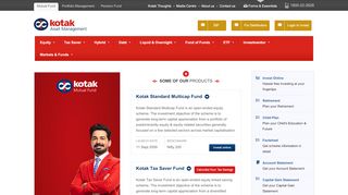 
                            6. Kotak Asset Management: Mutual Funds Investment Online in India ...