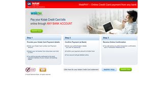 
                            12. Kotak Cards - WebPAY - BillDesk