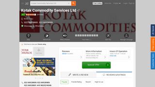 
                            3. Kotak Commodity Services Ltd, Worli - Commodity Brokers in Mumbai ...