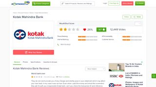 
                            13. KOTAK MAHINDRA BANK Review, Branches, Internet Banking ...