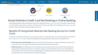 
                            9. Kotak Mahindra Credit Card Net Banking: Register & Login, Make ...