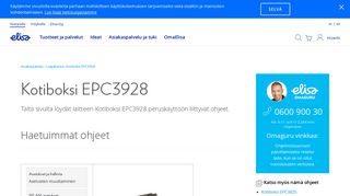 
                            9. Kotiboksi EPC3928 - Elisa ja Saunalahti asiakaspalvelu